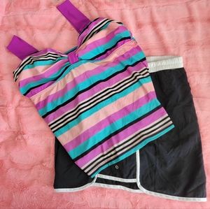 2 piece Tankini & Swim Shorts